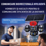 Comunicare bidirecțională prin camera Taggo Pro Q70 cu un curier aflat la poartă