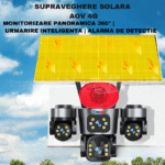 Camera solară 4G Taggo Pro Q70 cu monitorizare panoramică, urmărire inteligentă și alarmă de detecție