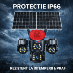 Camera solară Taggo Pro Q70 cu protecție IP66 la ploaie și praf